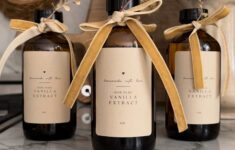 Homemade Vanilla Extract: 2 Ingredient Recipe + Free Printable for Vanilla Extract Label Printable