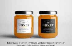 Honey Labels, Printable Honey Jar Labels Template, Diy Packaging throughout Honey Jar Labels Printable