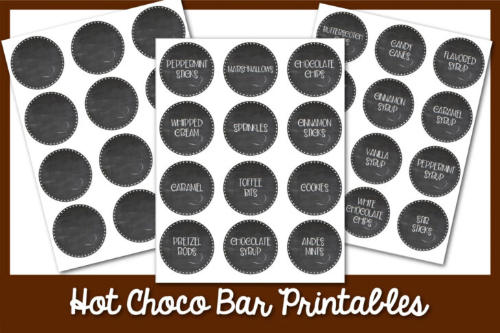 Free Printable Hot Cocoa Bar Labels