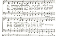 How Great Thou Art (Hymn) Satb with regard to Free Printable How Great Thou Art Hymn