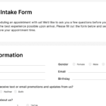 How To Create A Massage Intake Form With Free Template Inside Free Printable Massage Intake Forms