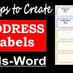 How To Create Address Labels In Word | Microsoft Word Tutorial Pertaining To How To Make Printable Address Labels