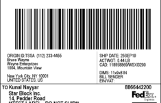 How To Customise Fedex Shipping Labels Using Elex Woocommerce with Fedex Printable Shipping Label