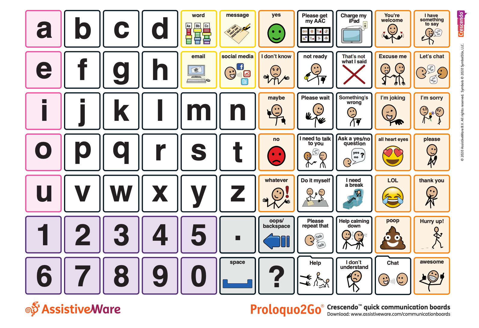 How To Make A Communication Board for Free Printable Communication Core Board Speech