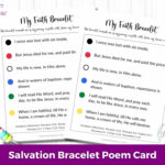 How To Make Faith Bracelets (+ A Salvation Bracelet Printable) Intended For Free Printable Salvation Bracelet Cards