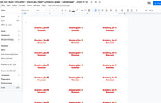 How To Make Labels In Google Docs? in How to Make Printable Labels