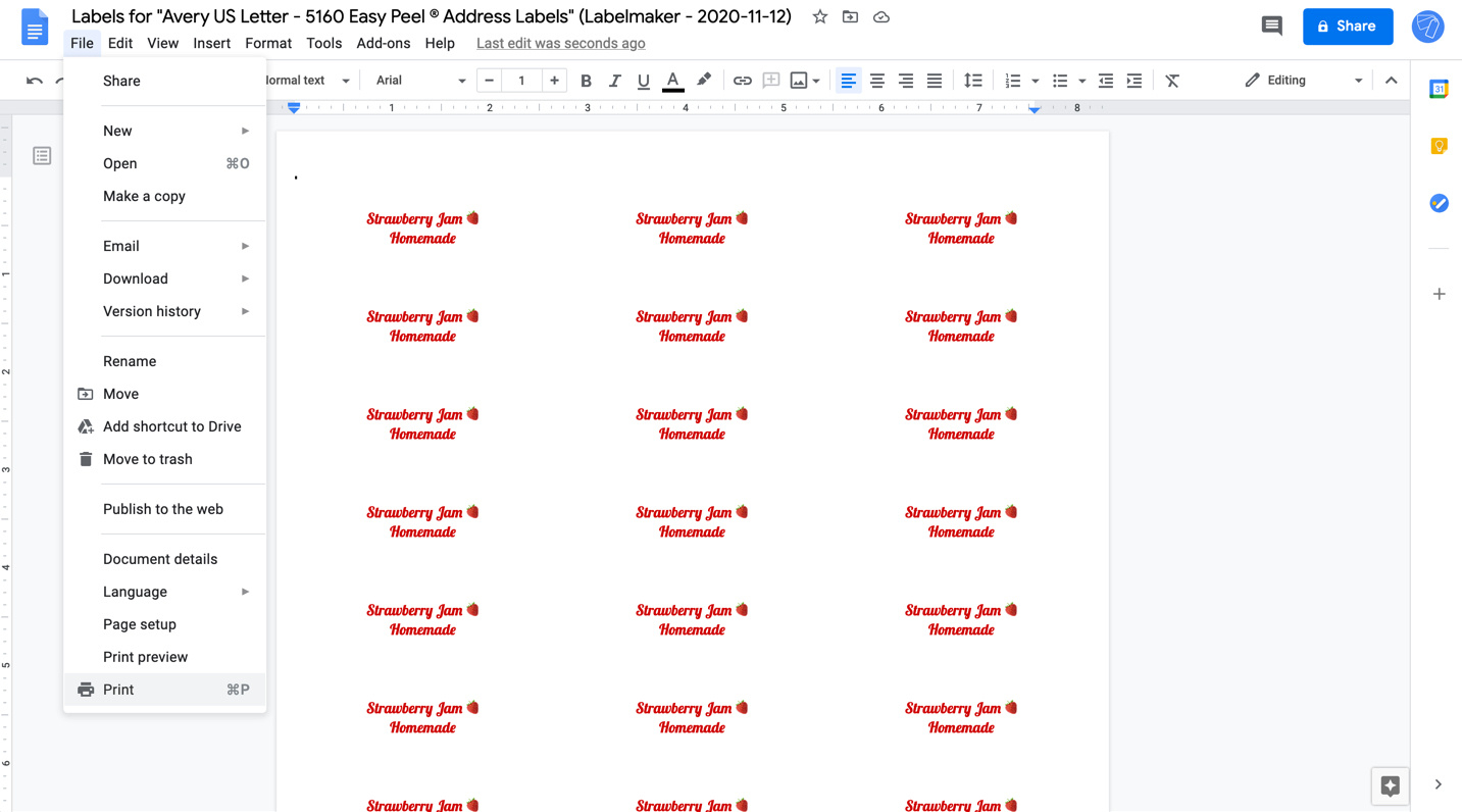 How To Make Labels In Google Docs? in How to Make Printable Labels