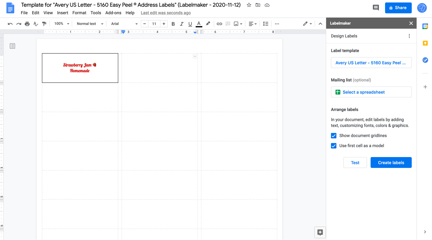 How To Make Labels In Google Docs? throughout How To Make Printable Address Labels