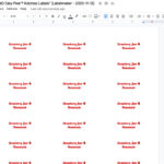 How To Make Labels In Google Docs? With Printable Label Template For Google Docs