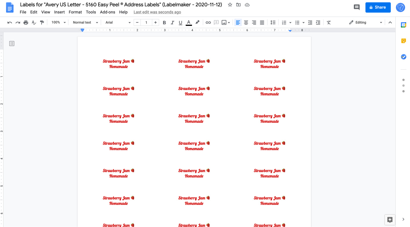How To Make Labels In Google Docs? with Printable Label Template For Google Docs