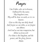 How To Pray The Lord'S Prayer With Power (Free Printables Inside!)   Regarding Free Printable The Lords Prayer