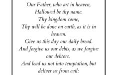 How To Pray The Lord'S Prayer With Power (Free Printables Inside!) - regarding Free Printable The Lords Prayer