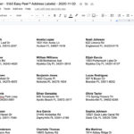 How To Print Labels For A Mailing List In Google Sheets? Pertaining To How To Make Printable Address Labels