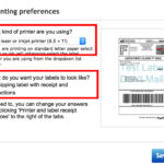 How To Print On Half Page Shipping Labels On Ebay   Valuemailers Within Ebay Return Label Printable