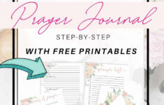 How To Set Up A Prayer Journal | Free Prayer Journal Printables regarding Free Printable Prayer Journal Template