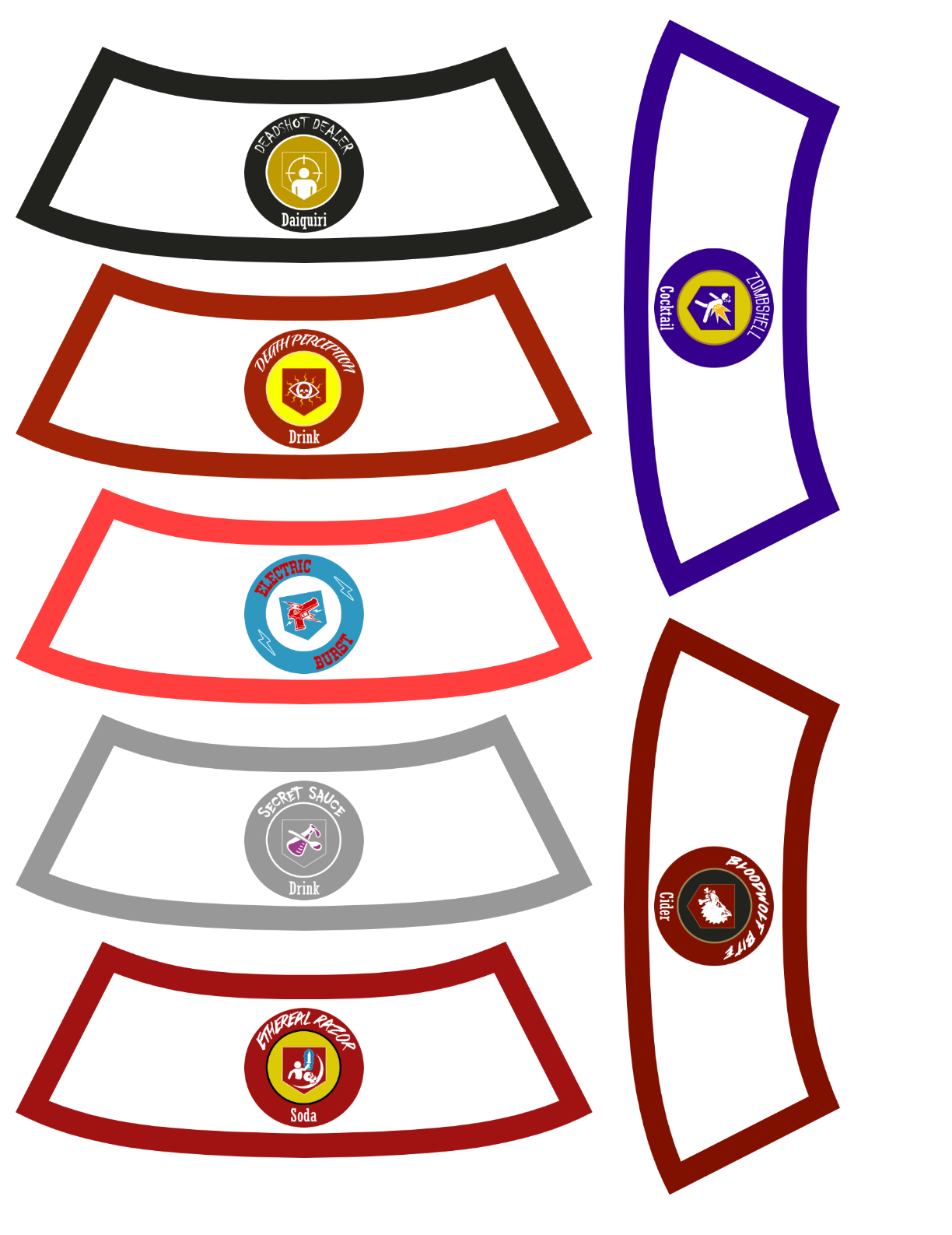 I Completed My Project I Discussed Yesterday! I&amp;#039;Ll Post A Couple for Printable Perk Bottle Labels