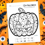 I Spy Halloween Activity Sheet   Free Printable!   Literacy Learn Within Free Printable Halloween Activity Sheets