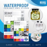 I Tech Waterproof Printable Vinyl Sticker Intended For Waterproof Printable Label