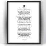 Ifrudyard Kipling Printable And Poster Pertaining To Free Printable Copy Of If By Rudyard Kipling