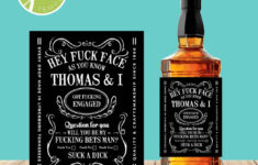 Jack Daniel'S Bottle Label Template in Jack Daniels Printable Label