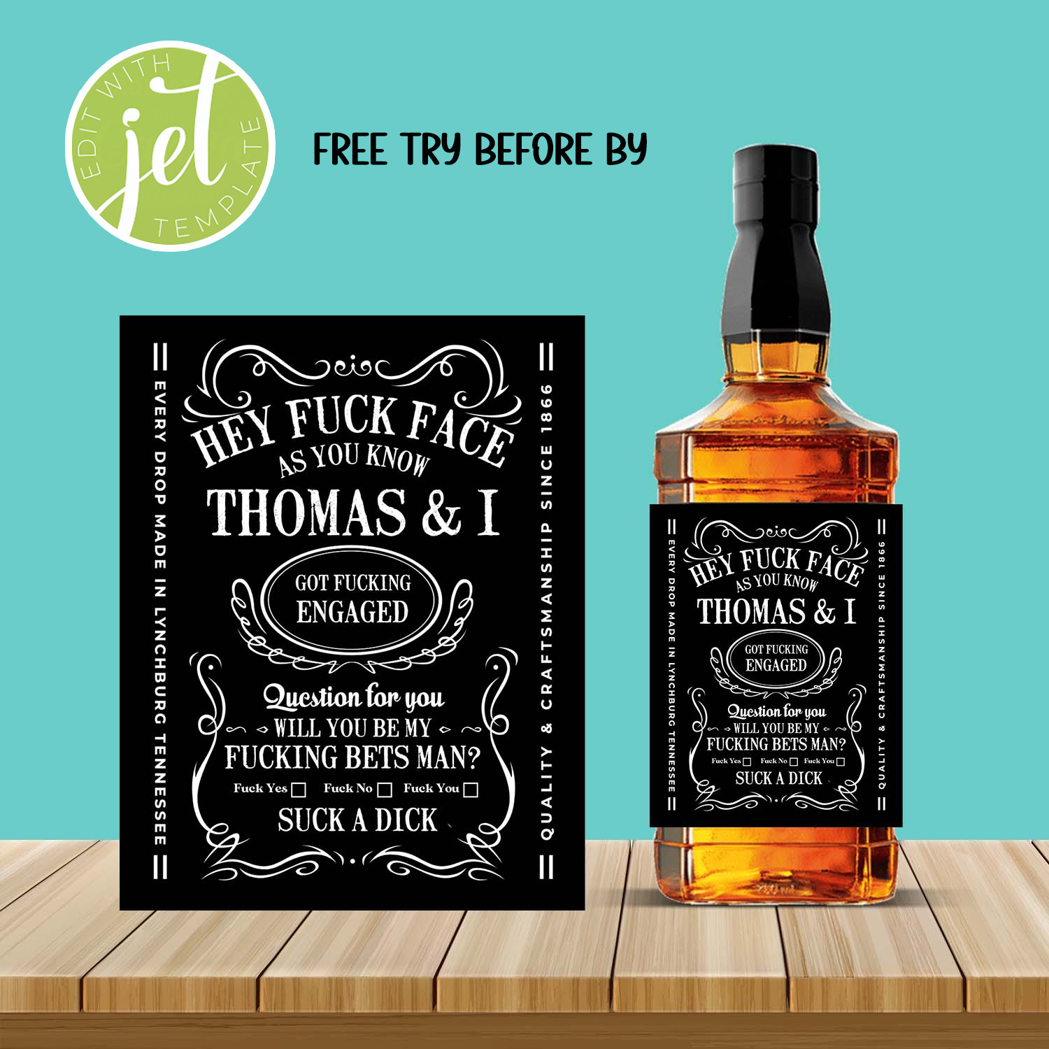 Jack Daniel&amp;#039;S Bottle Label Template intended for Printable Jack Daniels Label