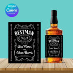 Jack Daniel'S Bottle Label Template With Printable Jack Daniels Label