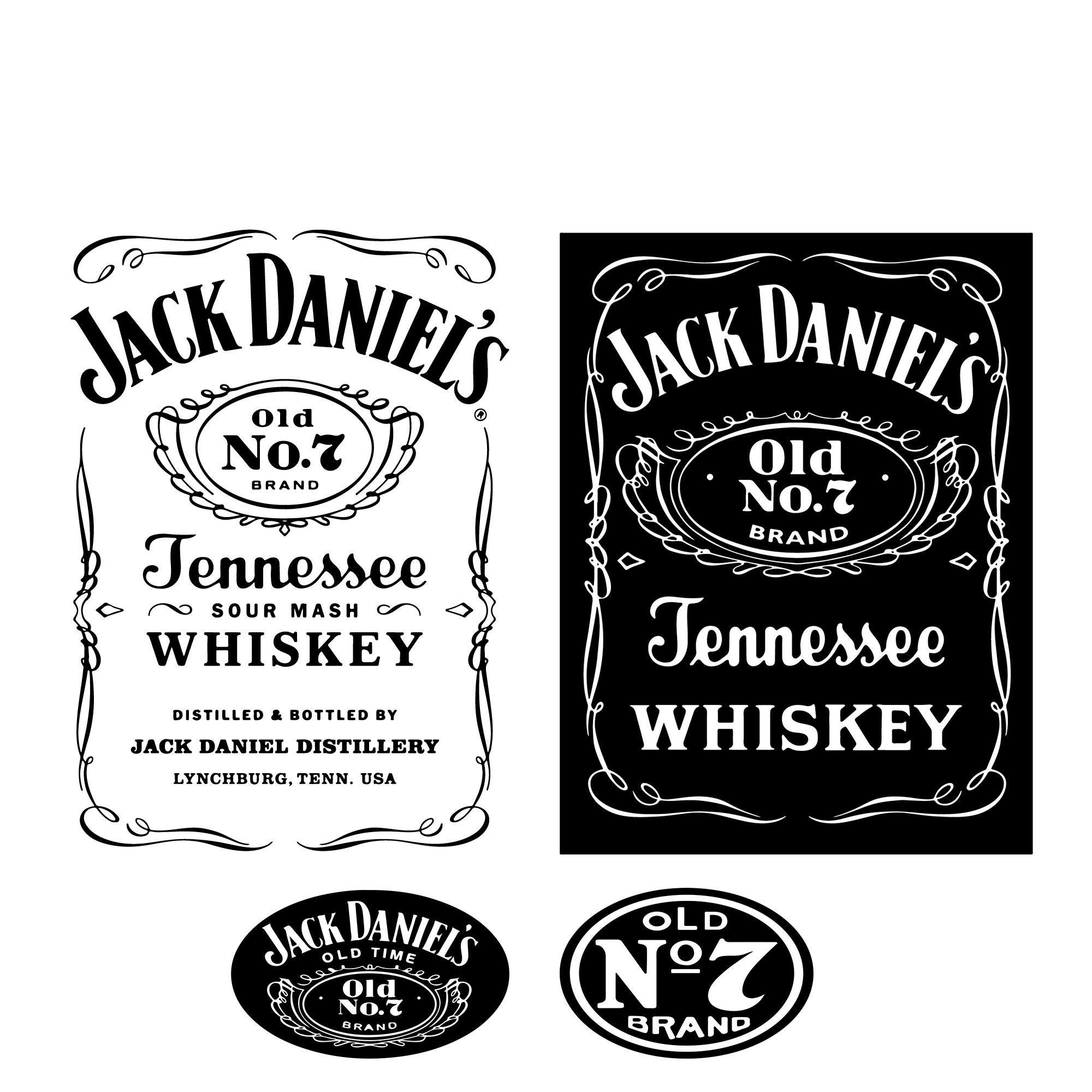 Jack Daniels Labels - Etsy.de with regard to Printable Jack Daniels Label