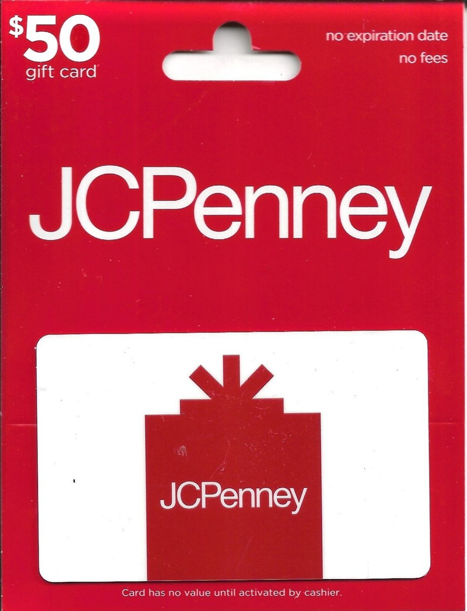 Jc Penney Gift Card No $ Value Collectible | Ebay in Jcpenney Printable Return Label