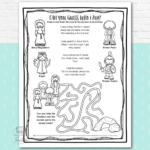 Jesus' Resurrection Easter Activity Pages   Kids Bible Teacher In Free Printable Bible Worksheets For Youth