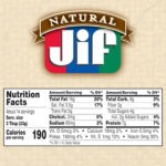 Jif Natural Creamy Peanut Butter Spread Low Sodium 454 G Online At Throughout Printable Jif Peanut Butter Label