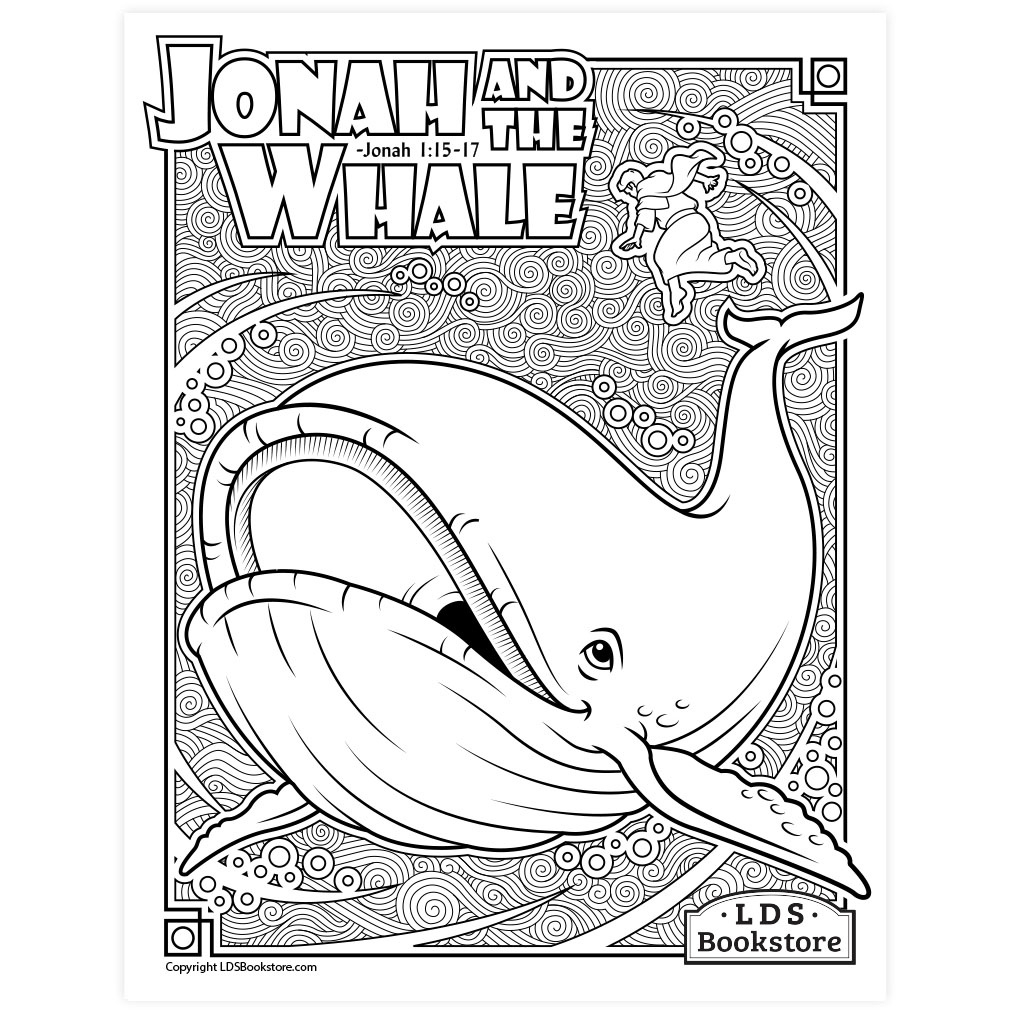 Jonah And The Whale Coloring Page - Printable in Free Printable Jonah and The Whale Coloring Pages