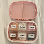 Just Got My First Label Maker And Started With This Travel Pill Intended For Pill Case Labels Printable Free
