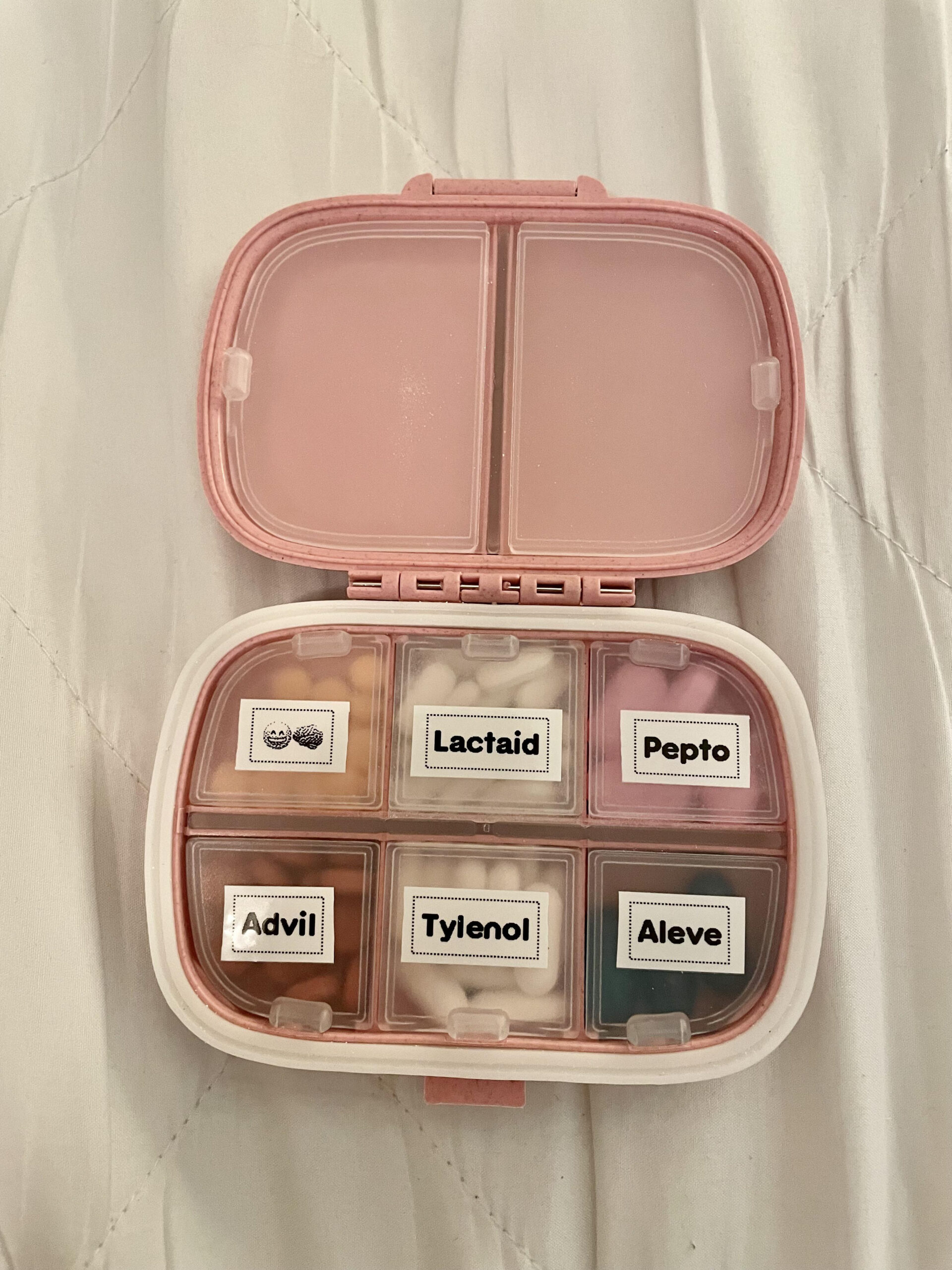 Just Got My First Label Maker And Started With This Travel Pill intended for Pill Case Labels Printable Free