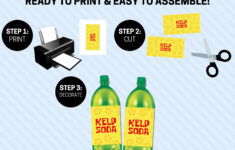 Kelp Soda 2-Liter-Flaschenetiketten Zum Ausdrucken [Sofort regarding Kelp Soda Labels Printable Free