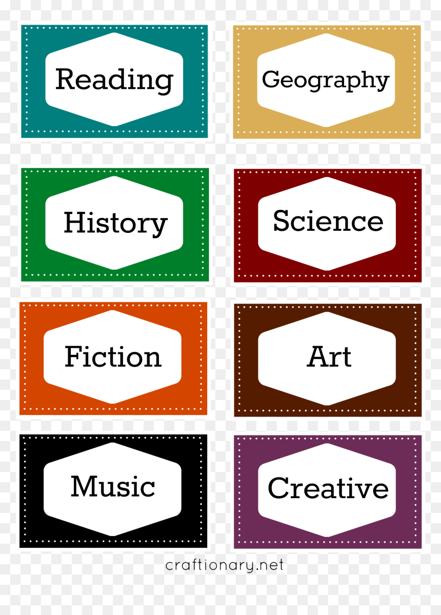 Kids Book Label Printables - Label For Books Printable, Hd Png throughout Printable Label For Books