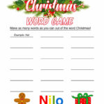 Kids Games For Christmas   Free Printable Word Game Pertaining To Free Printable Christmas Word Games