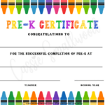 Kindergarten Graduation Certificate 2021 Ctosree 150 Pcs Intended For Free Printable Pre K Graduation Certificates