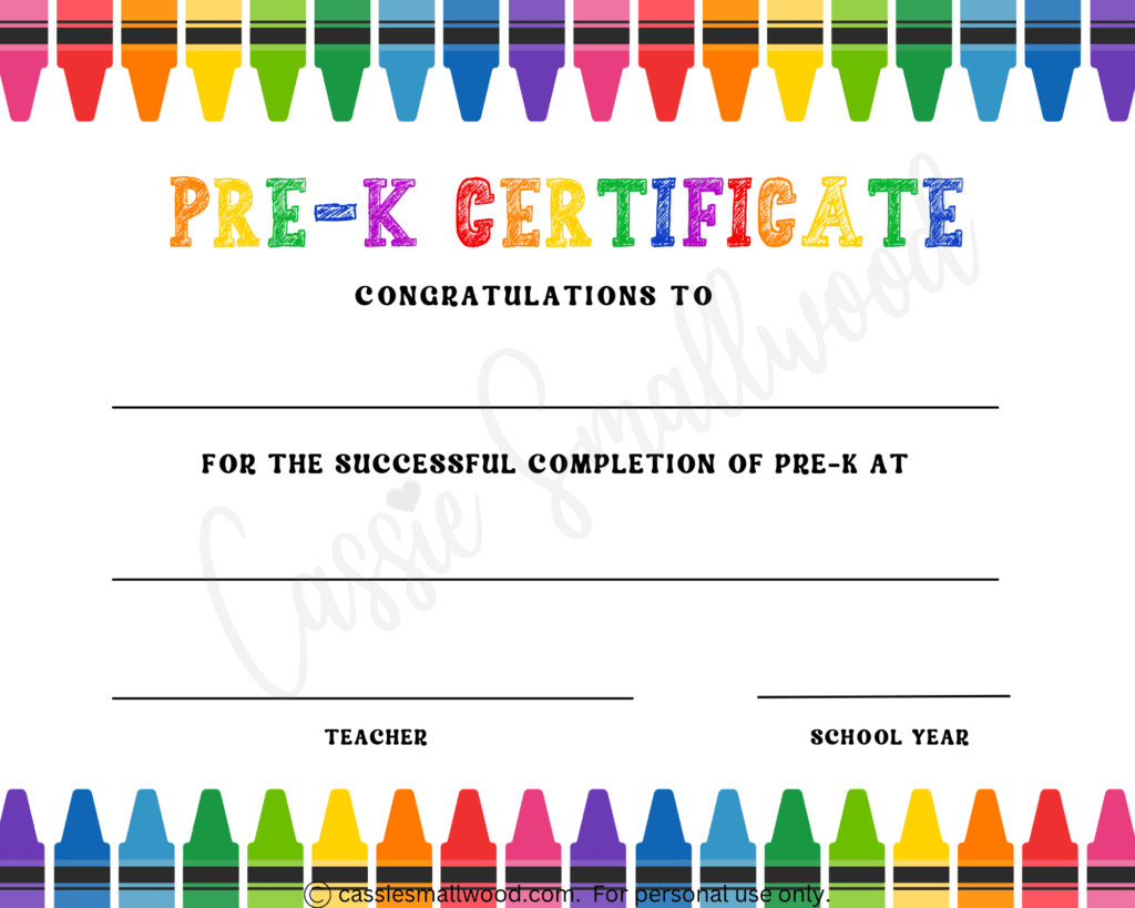 Kindergarten Graduation Certificate 2021 Ctosree 150 Pcs intended for Free Printable Pre K Graduation Certificates