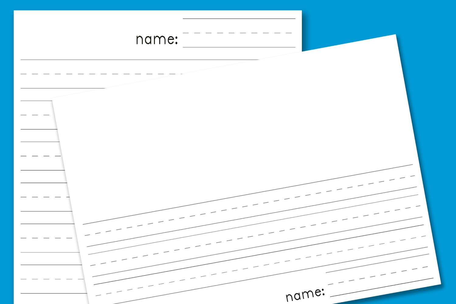 Kindergarten Lined Paper Printable - Get Free Pdf File Templates with regard to Free Printable Lined Paper Kindergarten