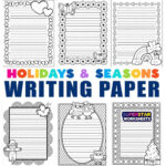Kindergarten Writing Paper   Superstar Worksheets Pertaining To Free Printable Lined Paper Kindergarten