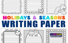 Kindergarten Writing Paper - Superstar Worksheets pertaining to Free Printable Lined Paper Kindergarten