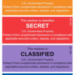 Klassifizierte Etiketten   Us Regierung   Etsy.de Within Sf 710 Unclassified Label Printable