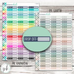 L" Label Stickers | Plannerkate Pertaining To Printable Label Stickers For Planner
