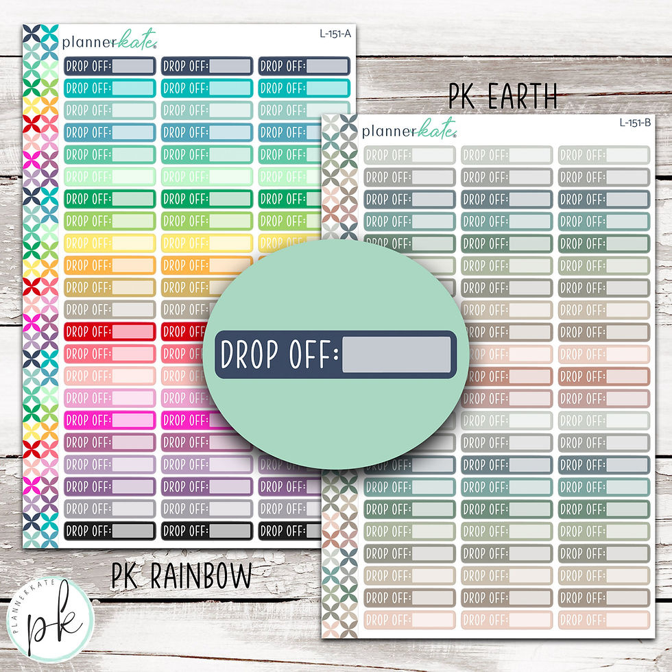 L&amp;quot; Label Stickers | Plannerkate pertaining to Printable Label Stickers For Planner
