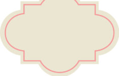 Label Decoration Premium Template Blank Design Vector Image regarding Printable Label Design