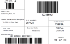 Label It pertaining to Qvc Return Label Printable