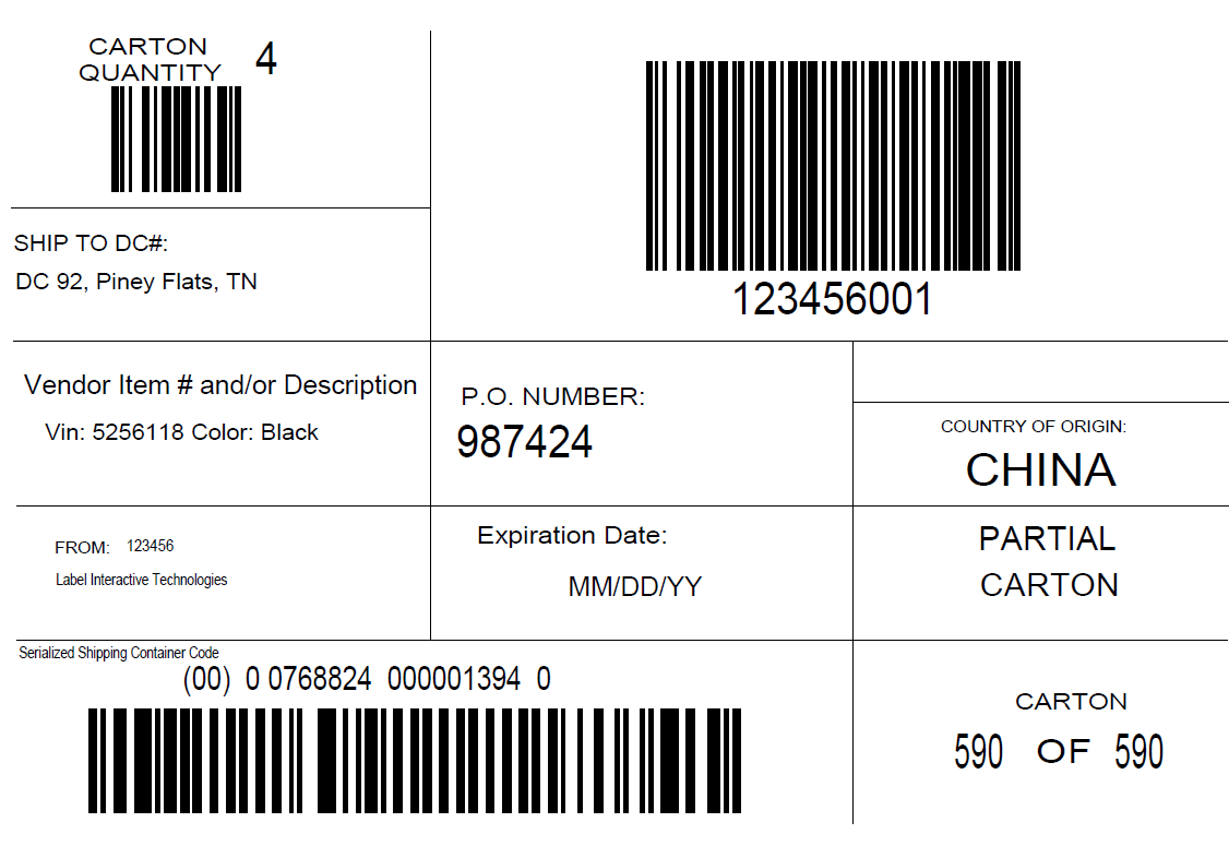 Label It pertaining to Qvc Return Label Printable