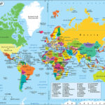Labeled Map Of The World – Map Of The World Labeled [Free] With Regard To Labeled Map Of World Printable