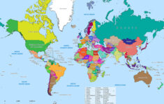 Labeled World Map | Labeled Maps inside Printable World Map Countries Labeled
