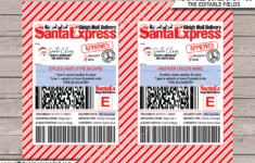Large Santa Mail Shipping Labels - Fedex Style pertaining to Free Printable North Pole Shipping Shipping Label From Santa